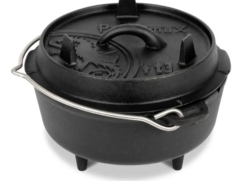 Discount Petromax Dutch Oven FT3 Schwarz mit planem Boden 1,6 l
