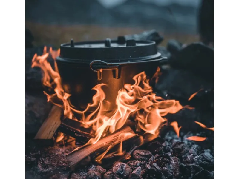 New Petromax Dutch Oven Set FT9-Scrub Schwarz mit Standfüßen 7,5 l Ø 23,9 cm