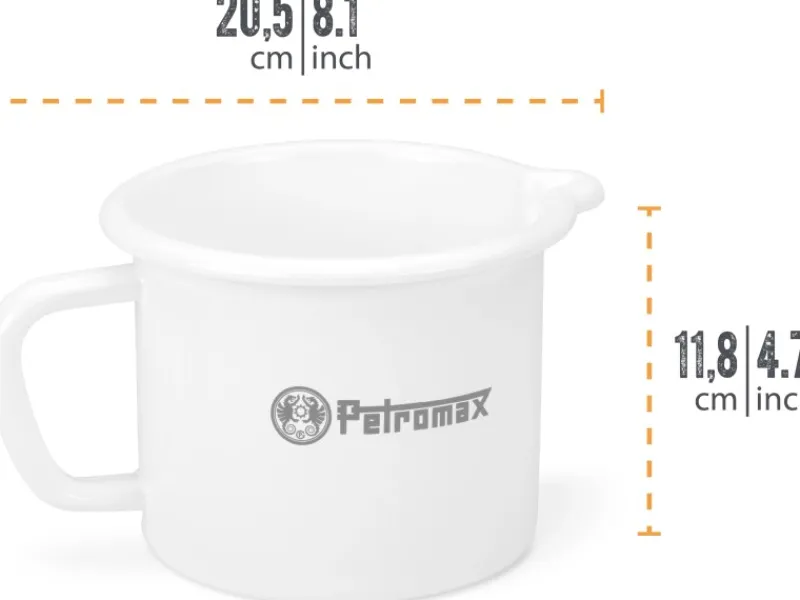 Petromax Emaille Milchtopf 1,4 L< Herde