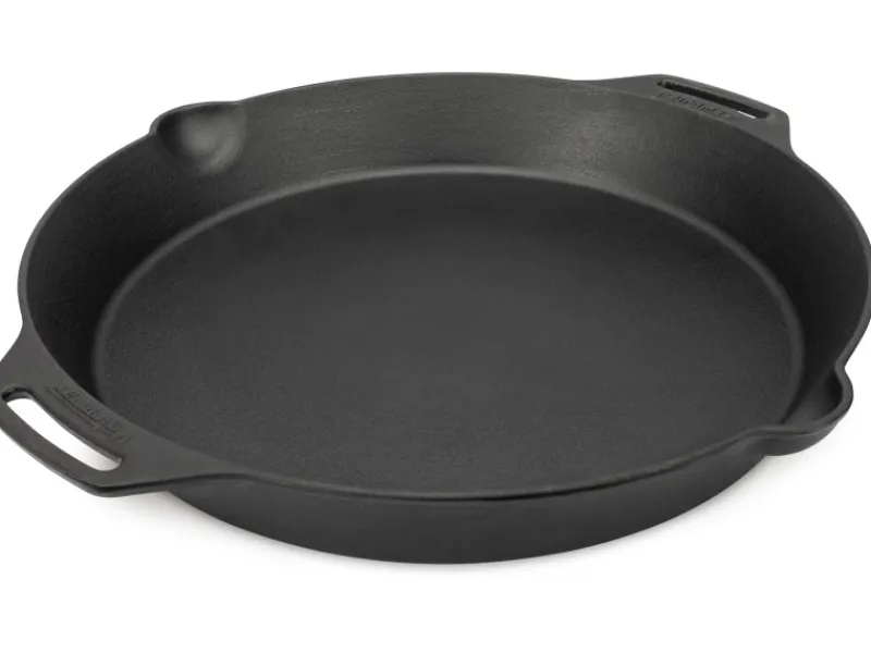 Petromax Feuerpfanne FP50H-T Schwarz mit 2 Henkeln Gusseisen Ø 50 cm< Herde
