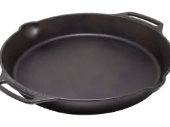 Petromax Feuerpfanne FP35H-T Schwarz mit 2 Henkeln Gusseisen Ø 35 cm< Herde