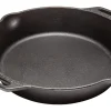 Petromax Feuerpfanne FP25H-T Schwarz mit 2 Henkeln Gusseisen Ø 25 cm< Herde