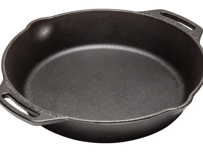 Petromax Feuerpfanne FP25H-T Schwarz mit 2 Henkeln Gusseisen Ø 25 cm< Herde