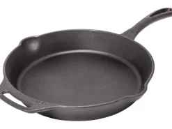 Petromax Herde<Feuerpfanne FP30-T Schwarz mit Stiel Gusseisen Ø 30 cm