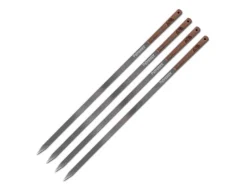 Petromax Küchenhelfer<Grillspieße Klingenlänge 40 cm Holzgriff 4 Stück