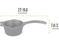 Petromax Gusseiserner Saucentopf Schwarz< Herde