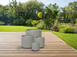 Töpfe<Pflanzgefäß Bargemon Ø 72 cm x 68,5 cm Grau