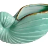 Pflanzgefäß Muschel 10 cm x 19 cm x 10 cm Grün< Töpfe