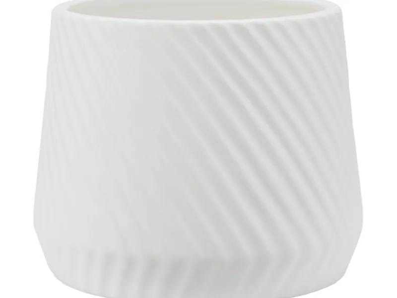 Online Pflanztopf Ø 17,5 cm Weiß Dolomit