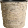 Pflanztopf Ø 21 cm x 19 cm Waschweiß Hyazinthe< Töpfe