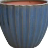 Töpfe<Pflanztopf 25 cm x Ø 28 cm Blau