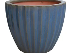 Töpfe<Pflanztopf 25 cm x Ø 28 cm Blau