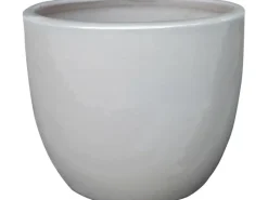 Pflanztopf 26,5 cm x Ø 33 cm Weiß< Töpfe