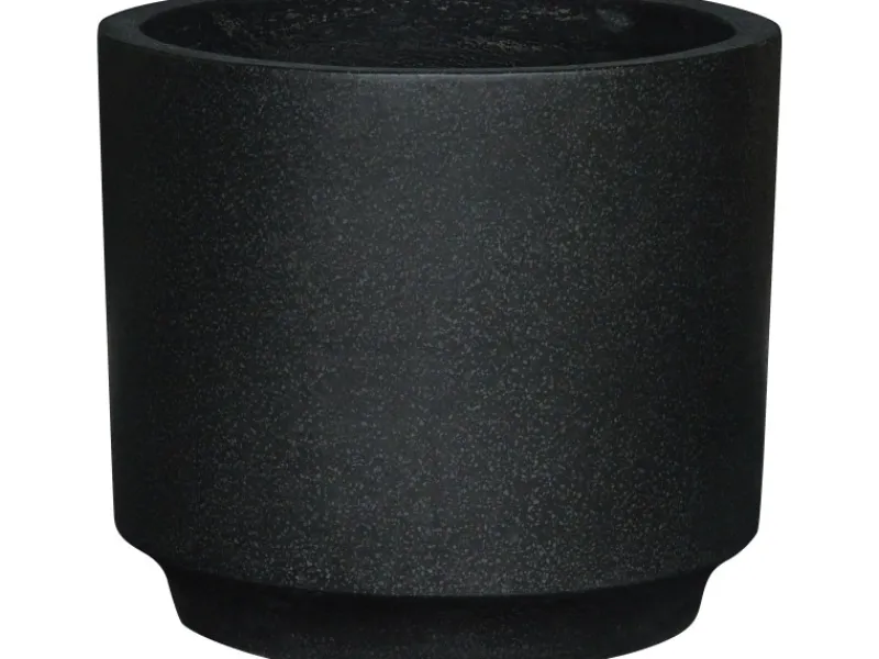 Töpfe<Pflanztopf 43 cm x 43 cm x 39 cm Schwarz