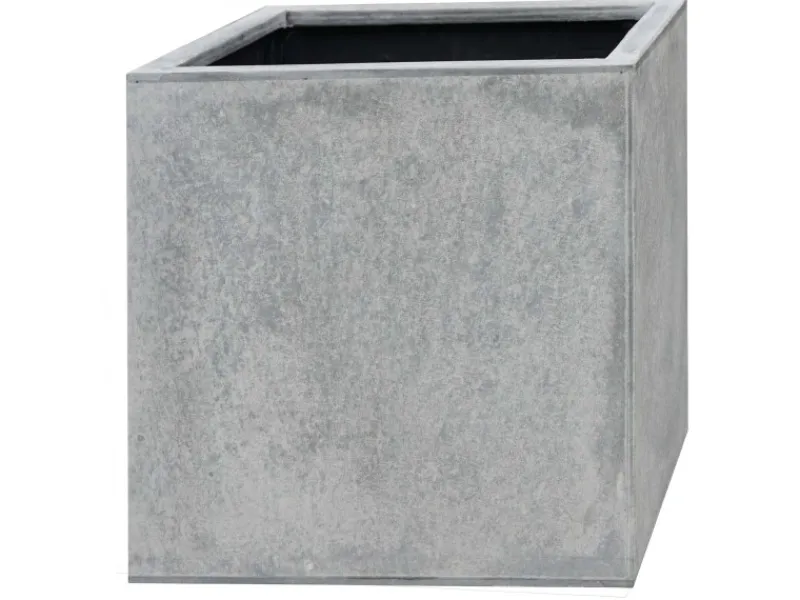 Pflanztopf 39 cm x 39 cm x 39 cm Grau< Töpfe