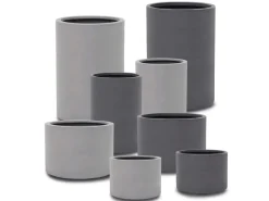 Best Pflanztopf Fiberstone 48 cm x Ø 33 cm Dunkelgrau