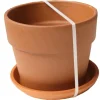Pflanztopf Perfetto Cotto mit Untersetzer 24,5 cm Terrakotta< Töpfe