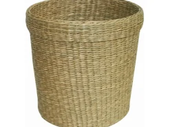 Töpfe<Pflanztopf Seegras mit PET-Einsatz Ø 25,5 cm x 24 cm Hellbraun