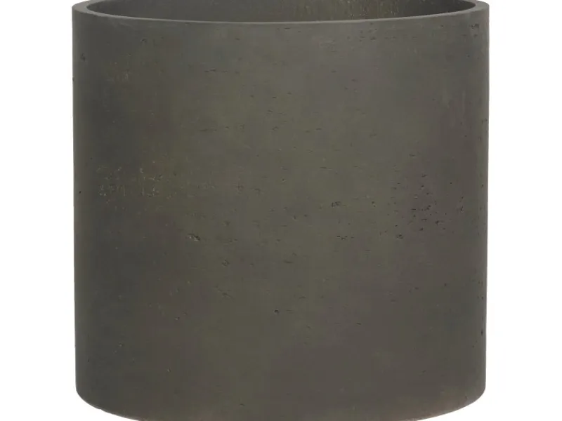 Outlet Pflanztopf Zylinder Ø 39,5 cm x 39,5 cm Schwarz