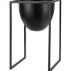 Sale Pflanztopf-Metallgestell Ø 16 cm x 25 cm Schwarz