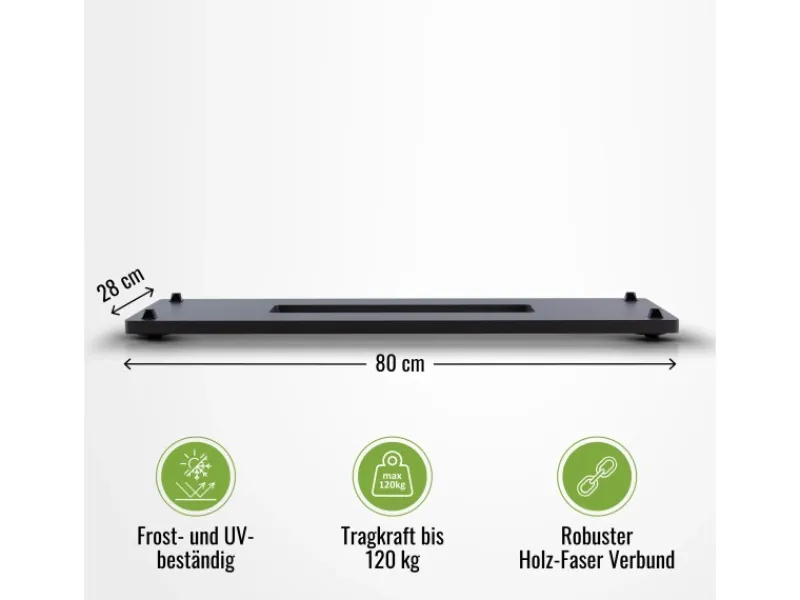 Hot Pflanzwerk ® Ultraflacher Pflanzenroller 80 cm x 28 cm
