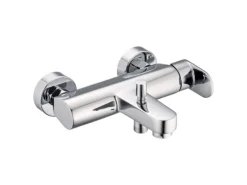 Clearance pianura Badewannen-Einhebelmischer Aora Aufputz mit Brauseanschluss in Chrom