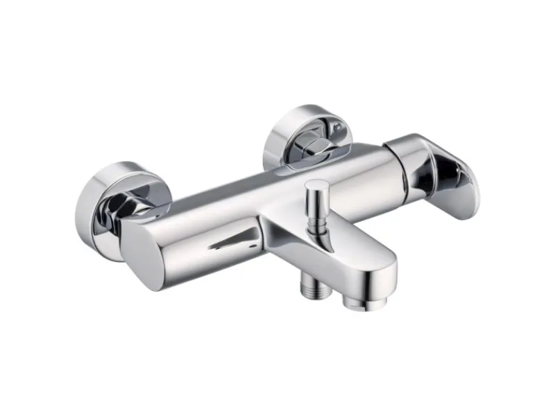 Clearance pianura Badewannen-Einhebelmischer Aora Aufputz mit Brauseanschluss in Chrom