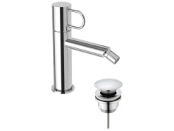 pianura Einhebelmischer<Bidet-Einhebelmischer Stella 5L mit Pop Up Ablaufventil in Chrom