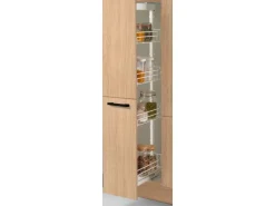 Pino Küchenzeile 310 cm Eiche Aviva Anschlag rechts 1 Geräte-. 1 Seitenschrank< Kochfelder|Kühlschränke
