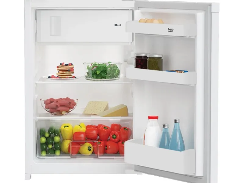 Online Pino Küchenzeile 250 cm Weiß Anschlag links 1 Geräteschrank