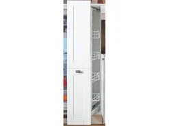 New Pino Küchenzeile 270 cm Weiß matt Anschlag links 1 Geräteschrank