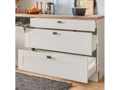 Best Pino Küchenzeile 290cm Kaschmirgrau Matt Anschlag R 1 Geräte-. 1 Seitenschrank