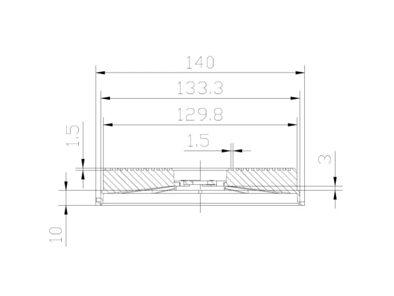 Online PKM Kohlefilter CF155 für Dunstabzugshauben S23-60ABPY und 9039Y1