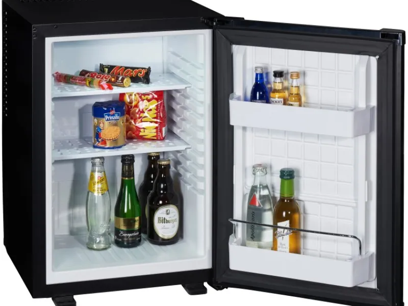 PKM Minibar-Kühlschrank MC40E Schwarz EEK: E< Single-Küchen|Pantryküchen
