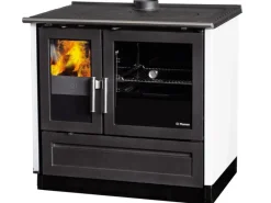 Plamen Küchenofen Holzherd Modell 910 Weiß mit 9 kW< Herde