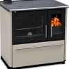 Plamen Herde<Küchenofen Holzherd 850 Glas Creme Linke Version und 8 kW