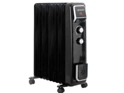 PowOn Ölradiator 1000-2500 Watt 11 Rippen mit Wäschetrockner & Luftbefeuchter< Wäschetrockner