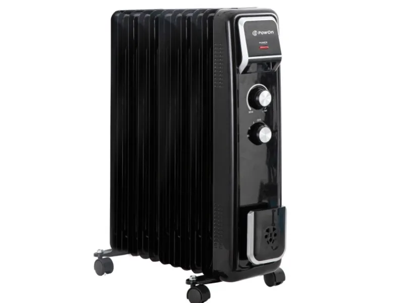 PowOn Ölradiator 1000-2500 Watt 11 Rippen mit Wäschetrockner & Luftbefeuchter< Wäschetrockner