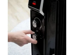 PowOn Ölradiator 1000-2500 Watt 11 Rippen mit Wäschetrockner & Luftbefeuchter< Wäschetrockner
