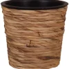 Töpfe<PP-Übertopf mit Wasserhyazinthe Ø 21 cm x 19 cm Natur