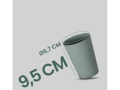 Clearance ProHome Becher Kunststoff Grün 0,2 Liter 4er Pack