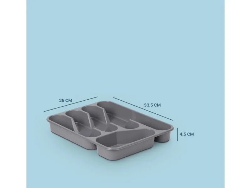 ProHome Besteckkästen<Besteckkasten 33,5 x 26 x 4,5 cm Weiß