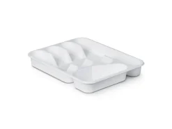 ProHome Besteckkasten 33,5 x 26 x 4,5 cm Weiß< Besteckkästen