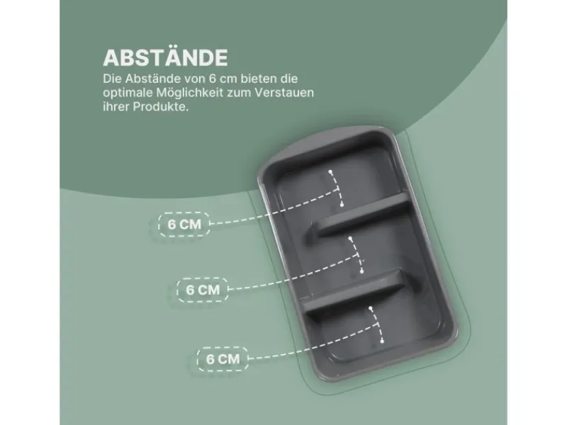 New ProHome Küchenorganizer Gewürze & Tüten Anthrazit 1er Pack