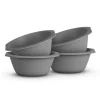 Clearance ProHome Kunststoff Schüssel BPA Frei 1,55 x 6 cm Grau 4er Pack