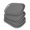 ProHome Kunststoff Tablett BPA Frei 377 x 277 cm Grau 4er Pack< Geschirr