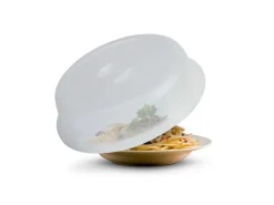 Clearance ProHome Mikrowellenabdeckhaube Transparent 26 x 7 cm 2er Set