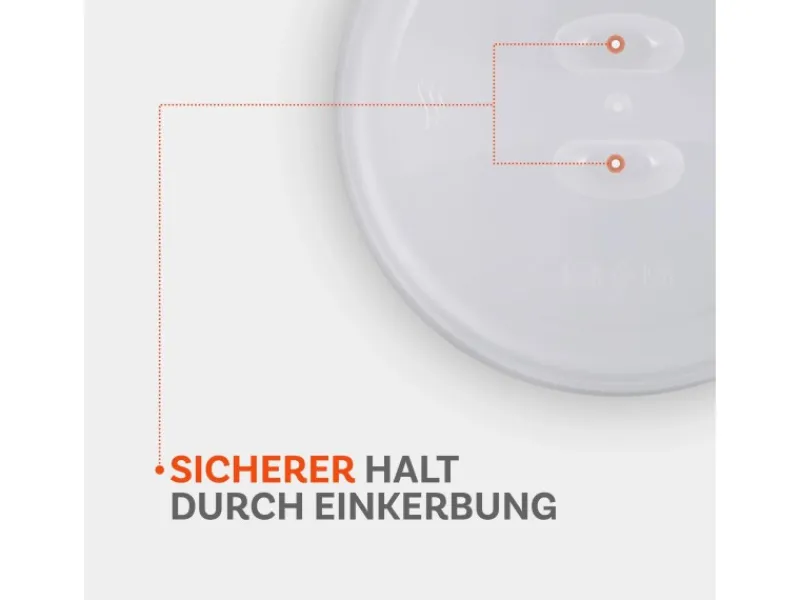Clearance ProHome Mikrowellenabdeckhaube Transparent 26 x 7 cm 2er Set
