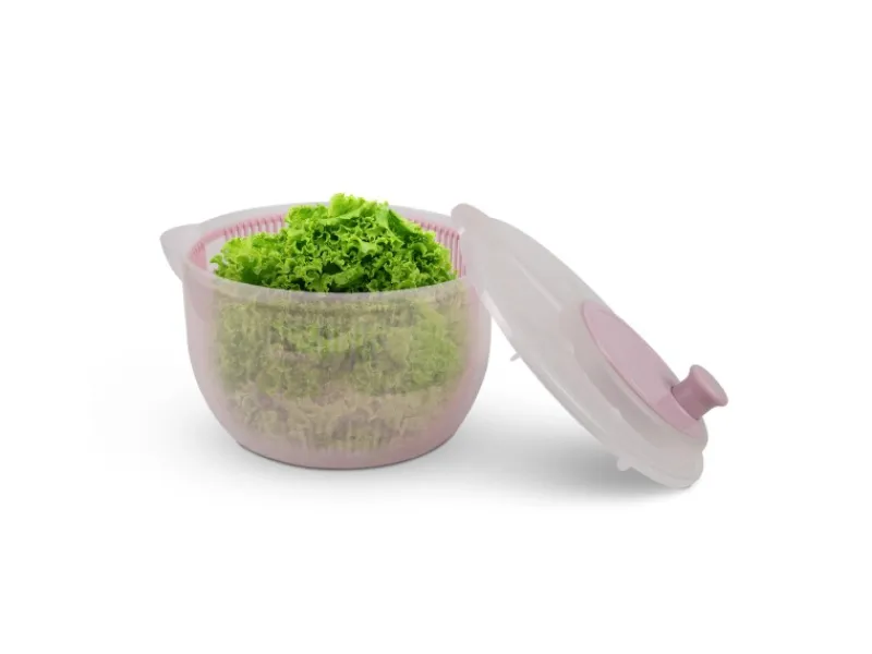 Outlet ProHome Salatschleuder 2,7 Liter Ø20 cm Rosa