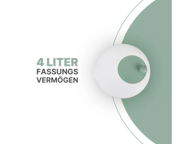 ProHome Pfannen<Salatschleuder 4 Liter Ø25 cm Grün